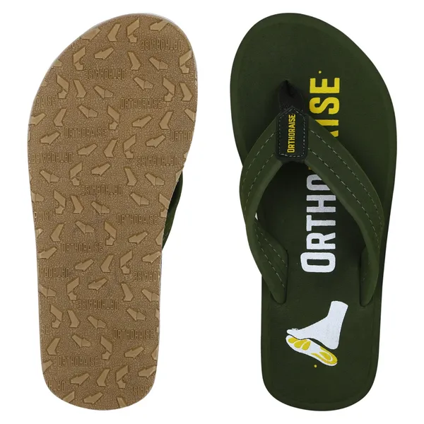 Unisex_ORTHO_Olive__Slipper_With_Soft_Cushion_Sole