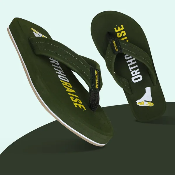Unisex_ORTHO_Olive__Slipper_With_Soft_Cushion_Sole