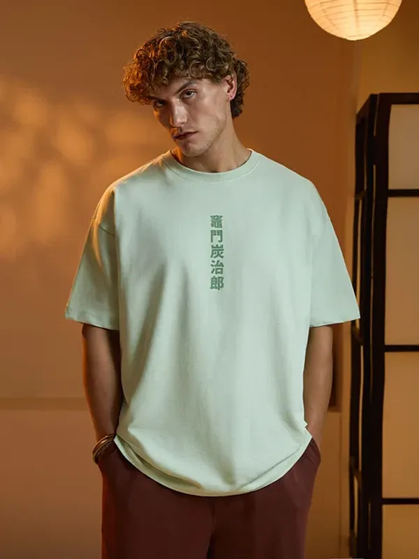 Green_Cotton_Oversized_T-Shirt_For_Men