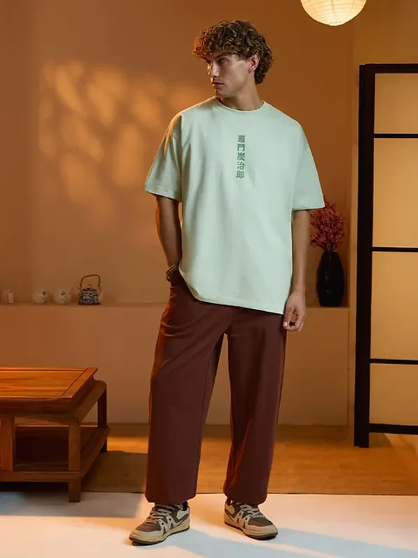 Green_Cotton_Oversized_T-Shirt_For_Men