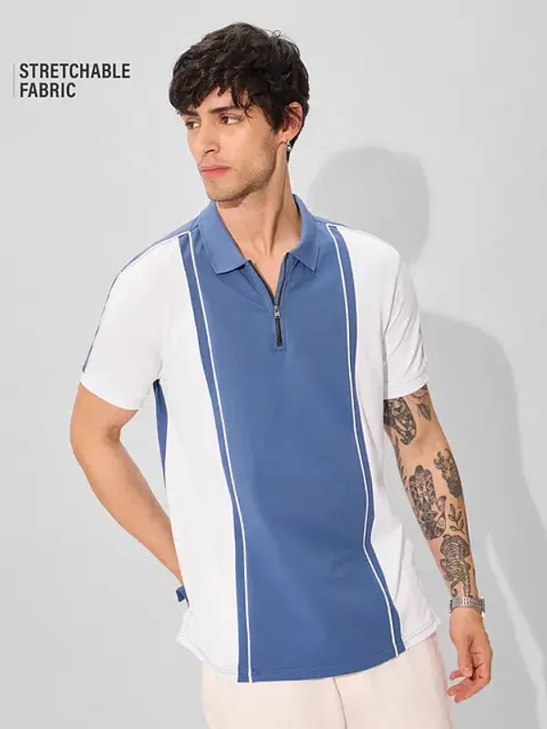 Blue_Cotton_Oversized_Polo_T-Shirt_For_Men