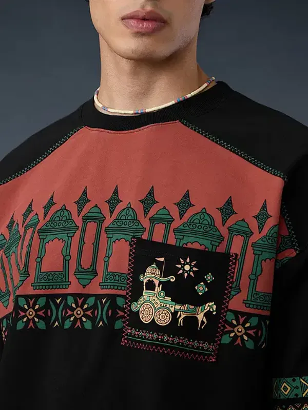 Black_Cotton_Oversized_T-Shirt_For_Men