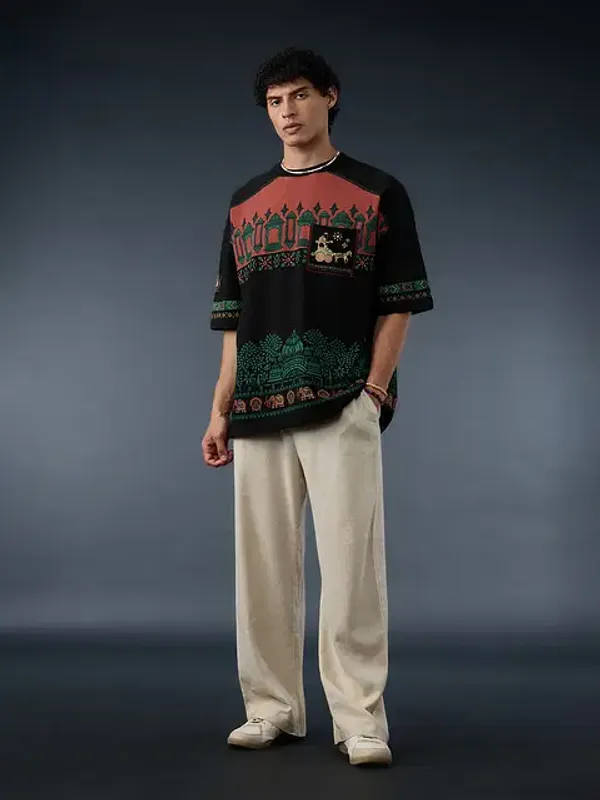 Black_Cotton_Oversized_T-Shirt_For_Men