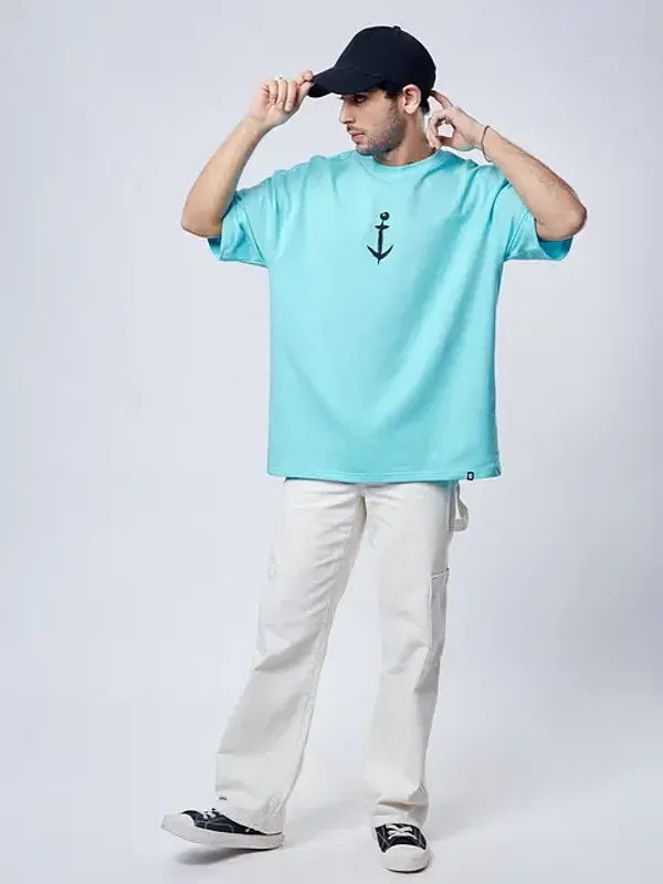 Blue_Cotton_Oversized_T-Shirt_For_Men