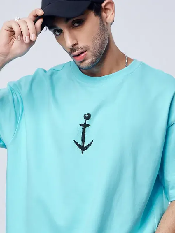 Blue_Cotton_Oversized_T-Shirt_For_Men