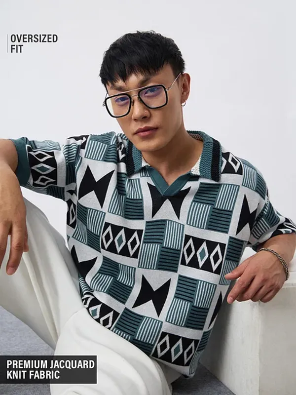 Blue_Cotton_Oversized_Polo_T-Shirt_For_Men