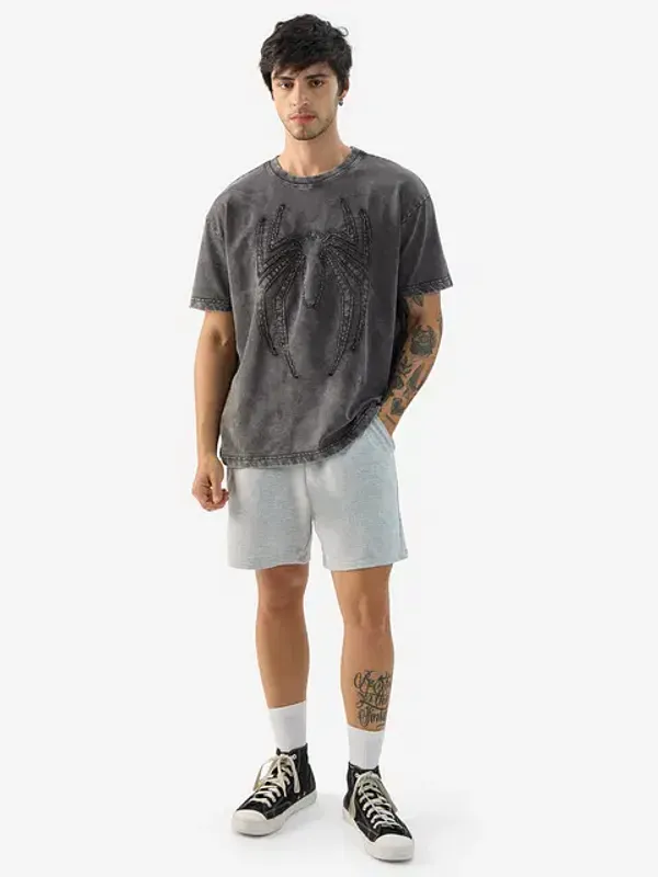 Charcoal_Grey_Cotton_Oversized_T-Shirt_For_Men