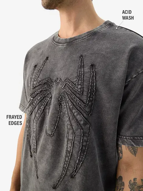 Charcoal_Grey_Cotton_Oversized_T-Shirt_For_Men