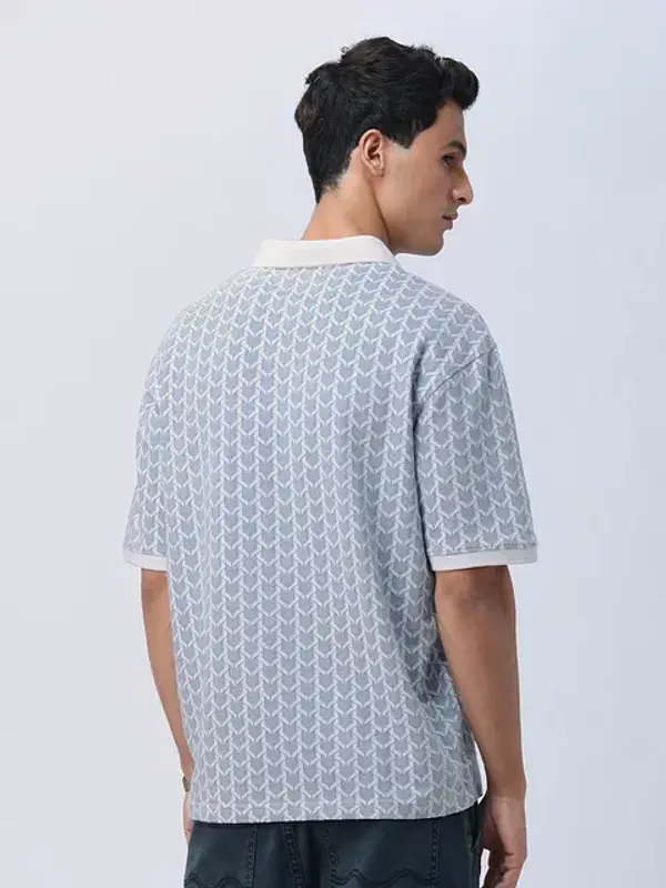 Blue_Cotton_Oversized_Polo_T-Shirt_For_Men