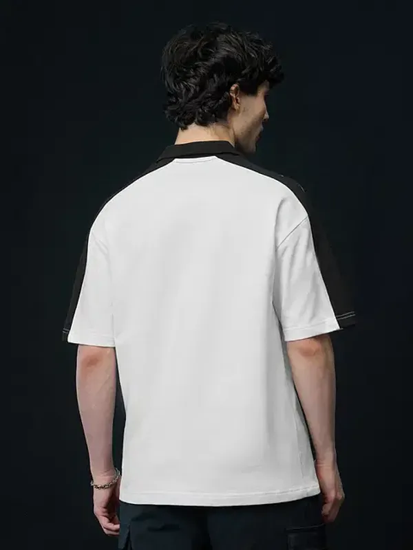 White_Cotton_Oversized_Polo_T-Shirt_For_Men