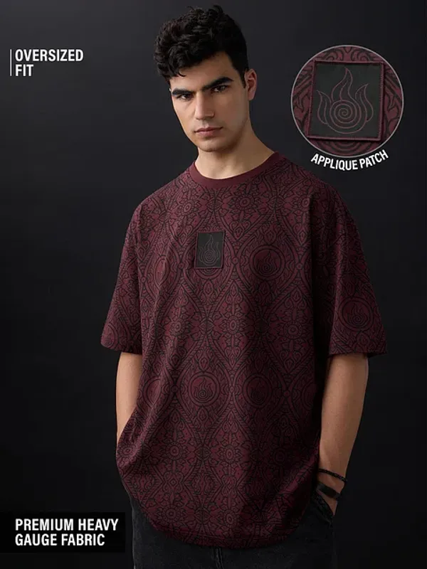 Brown_Cotton_Oversized_T-Shirt_For_Men