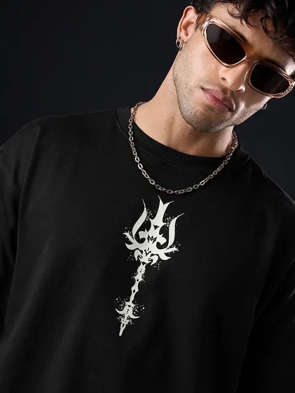 Black_Cotton_Oversized_T-Shirt_For_Men