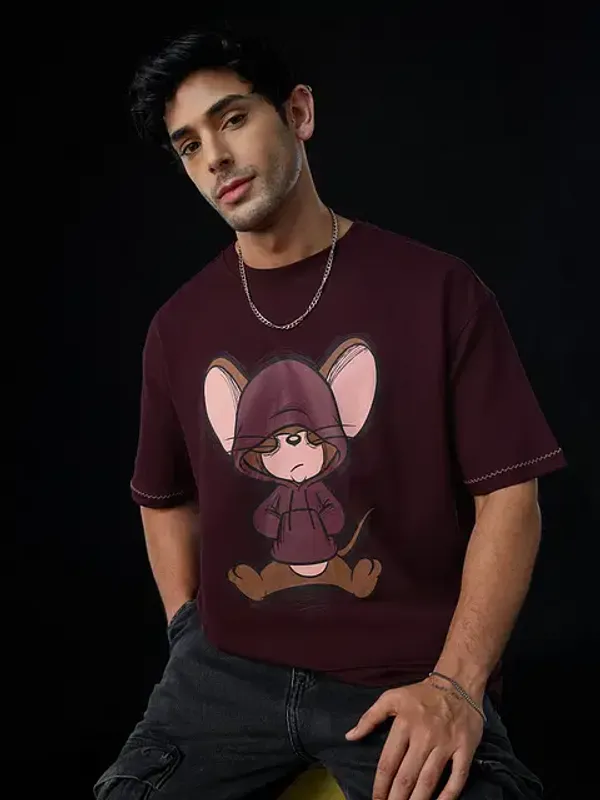 Brown_Cotton_Oversized_T-Shirt_For_Men