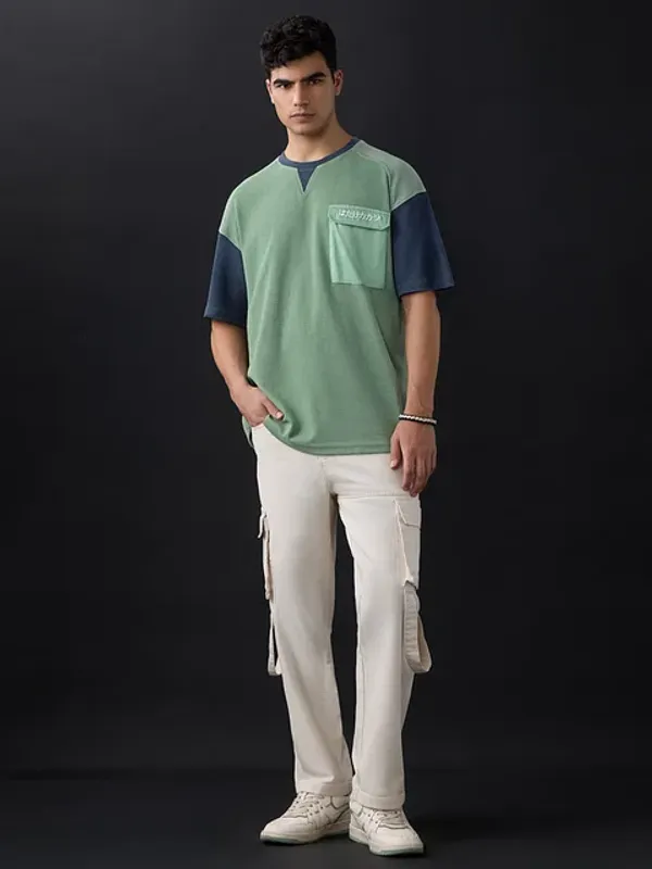 Green_Cotton_Oversized_T-Shirt_For_Men