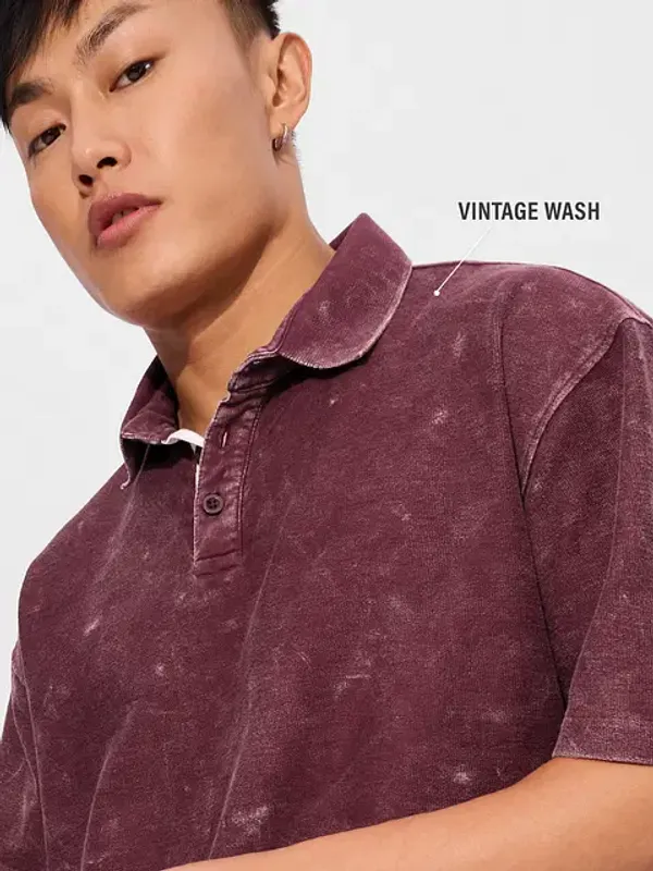 Red_Cotton_Oversized_Polo_T-Shirt_For_Men