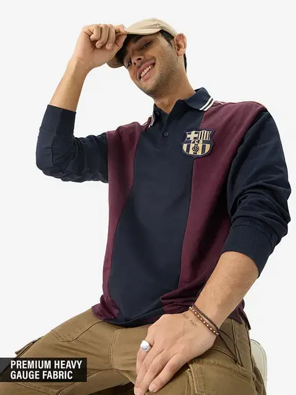 Black_Cotton_Oversized_Polo_T-Shirt_For_Men