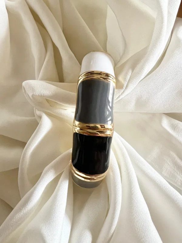 Gold,_Black,_Grey_&_White_Noir_Classic_Bangle_For_Women