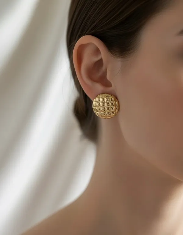Gold_Golden_Dome_Luxe_Studs_For_Women