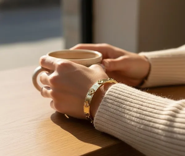 Gold_Clovere_Bracelet_For_Women