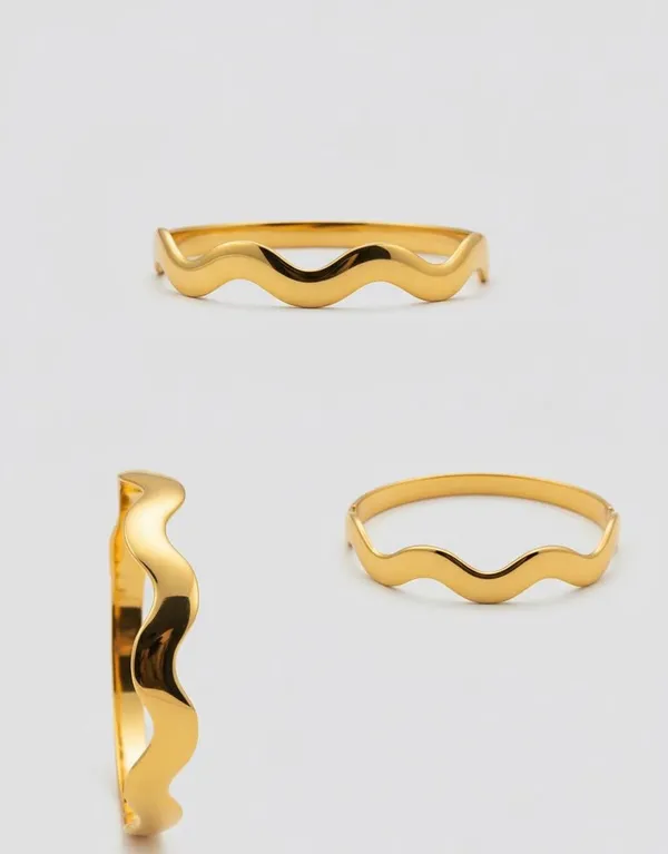 Gold_Lustra_Wave_Bracelet_For_Women