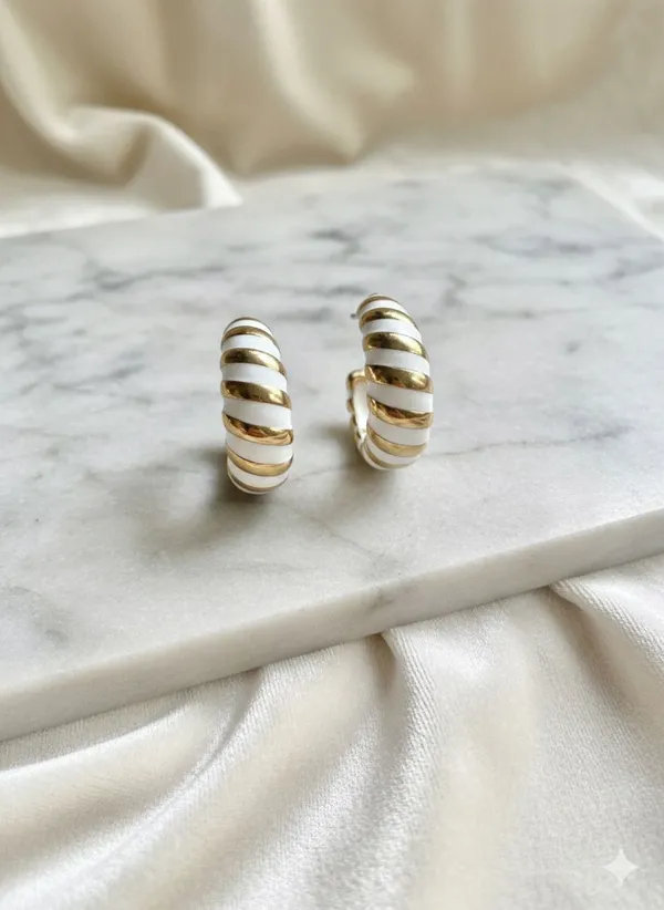 Gold_&_White_Ornate_Gold_Dangler_Hoops_For_Women