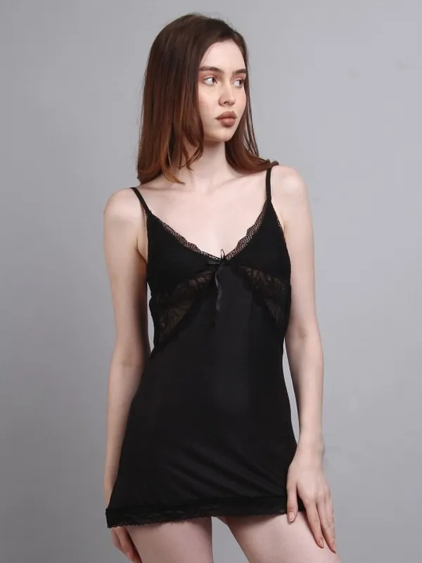Black_Stylish_Nylon_Baby_Dolls_For_Women