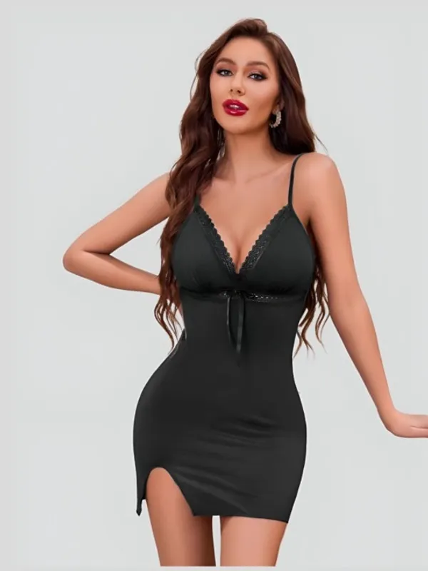 Black_Stylish_Nylon_Baby_Dolls_For_Women