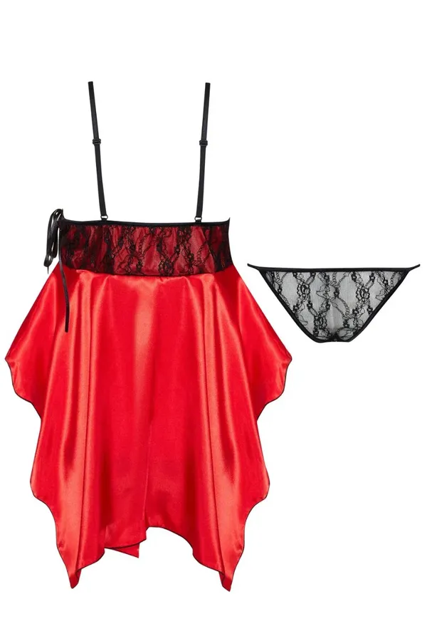 Red_Stylish_Nylon_Baby_Dolls_For_Women