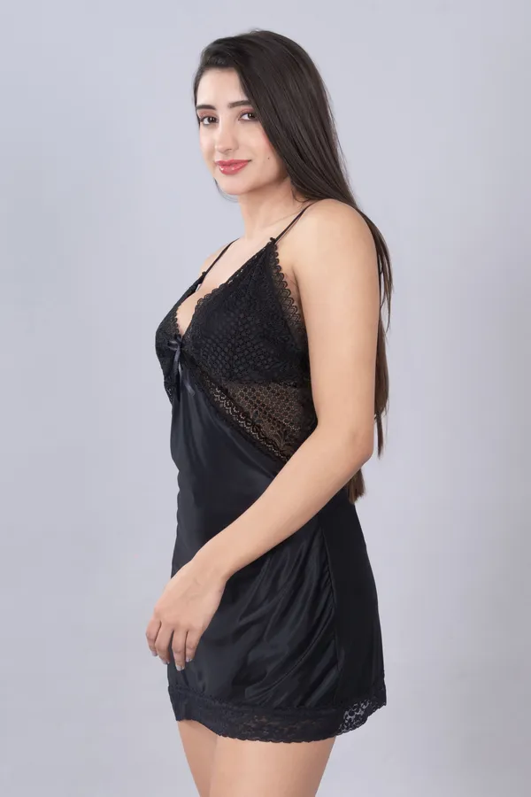 Black_Stylish_Nylon_Baby_Dolls_For_Women