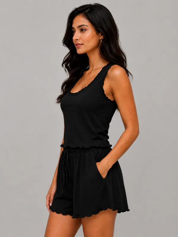 Black_Stylish_Cotton_Night_Suit_For_Women