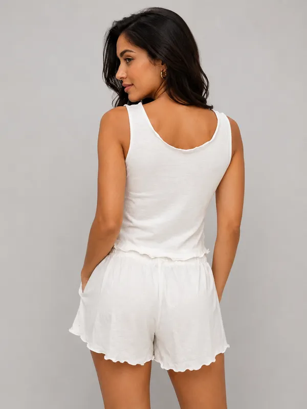 White_Stylish_Cotton_Night_Suit_For_Women