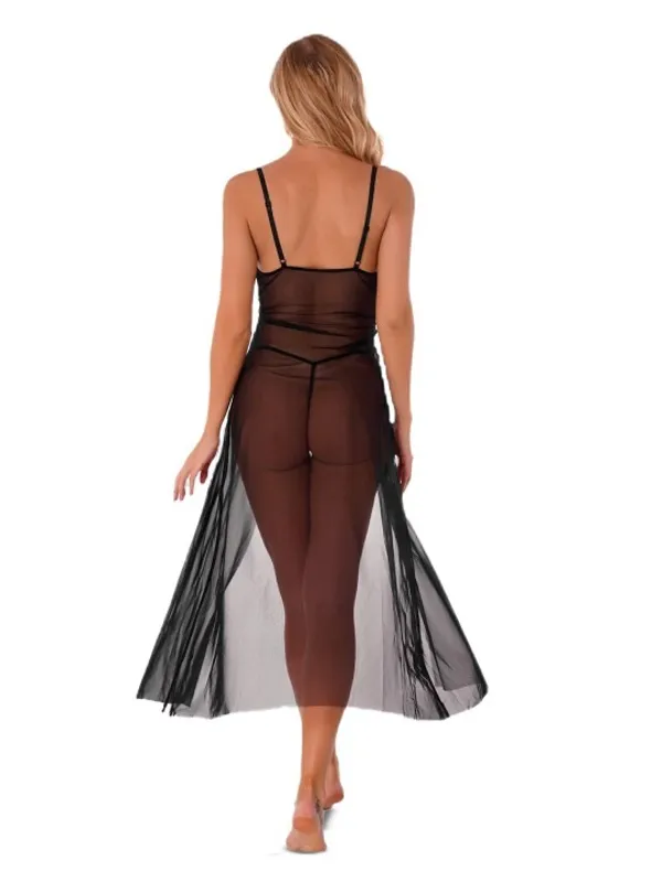 Black_Stylish_Net_Baby_Dolls_For_Women