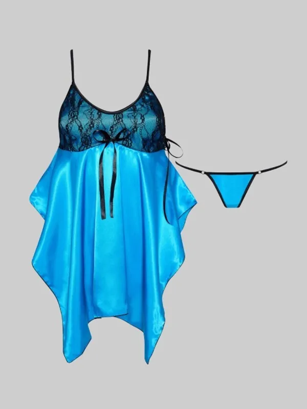 Blue_Stylish_Nylon_Baby_Dolls_For_Women