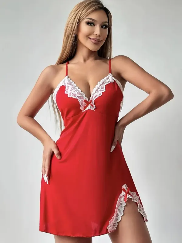 Red_Stylish_Nylon_Baby_Dolls_For_Women