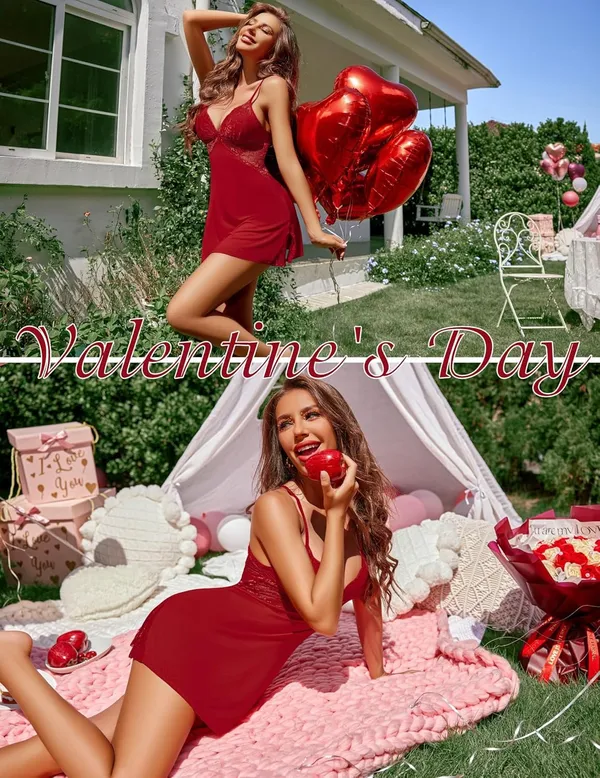 Maroon_Stylish_Nylon_Baby_Dolls_For_Women