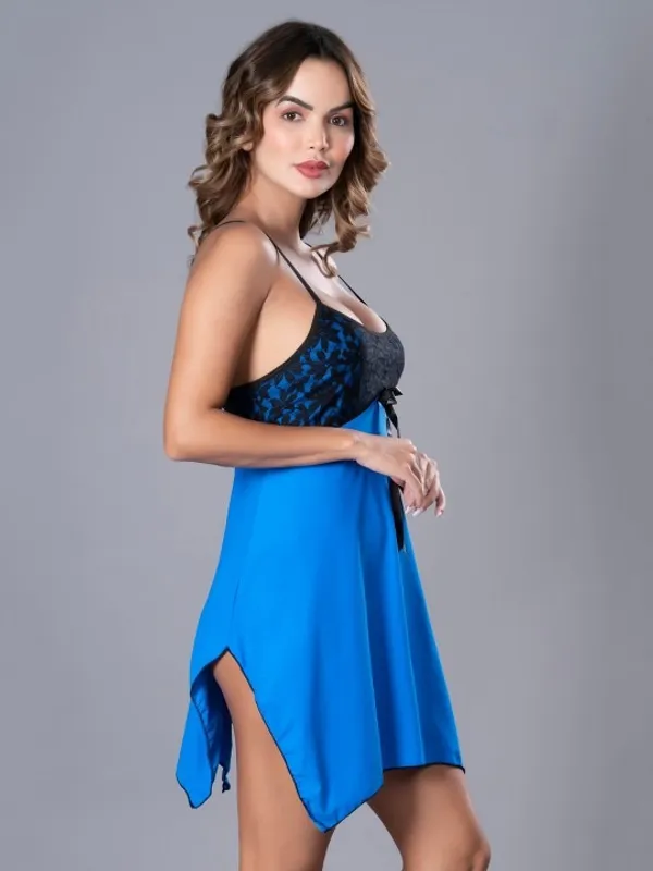 Blue_Stylish_Nylon_Baby_Dolls_For_Women