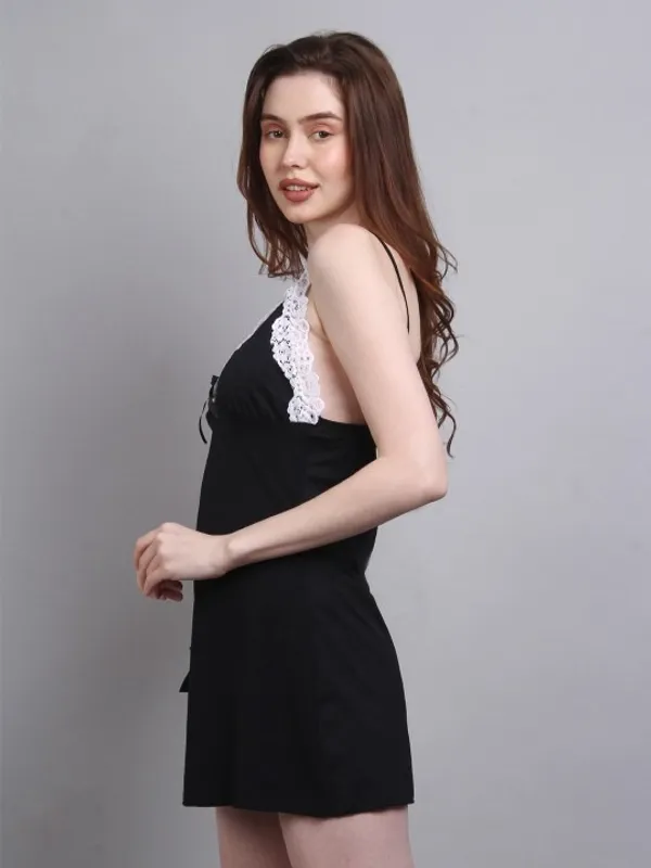 Black_Stylish_Nylon_Baby_Dolls_For_Women