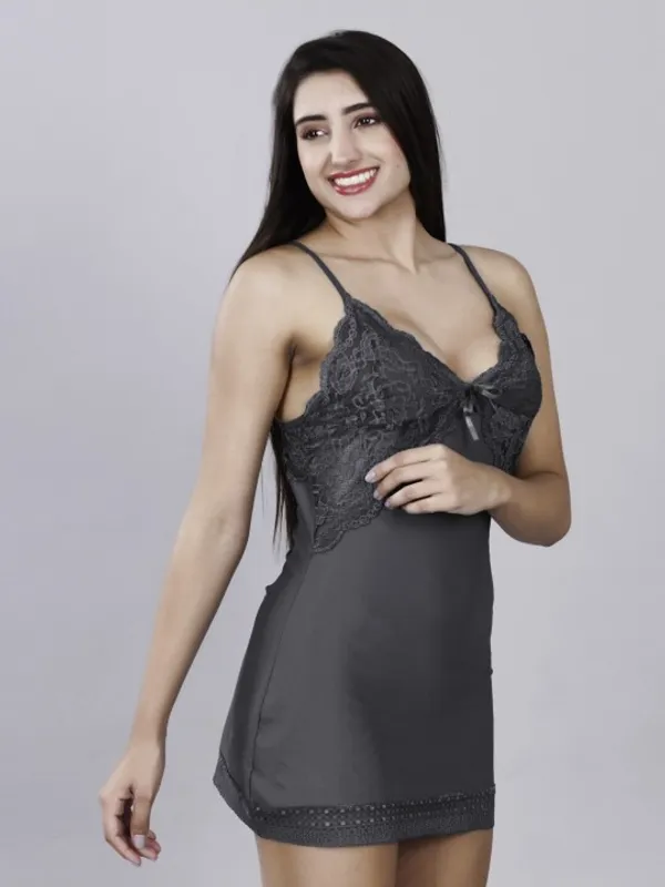 Grey_Stylish_Nylon_Baby_Dolls_For_Women