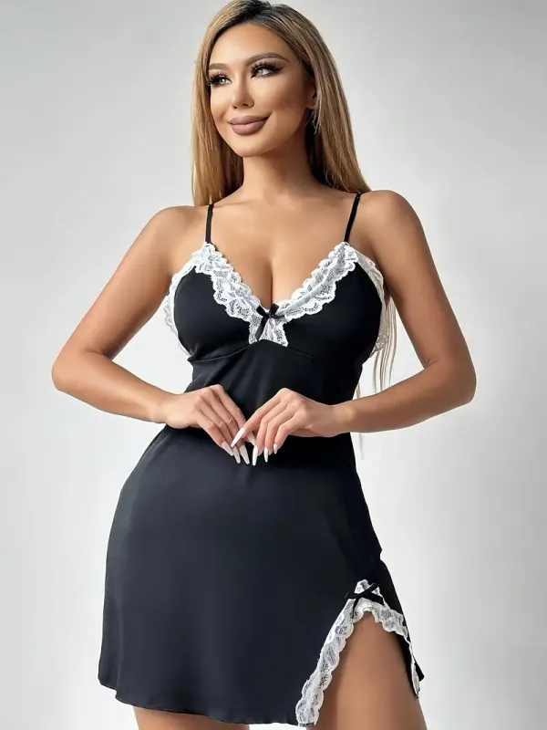 Black_Stylish_Nylon_Baby_Dolls_For_Women