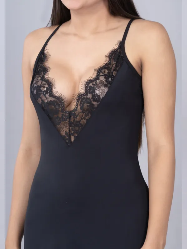 Black_Stylish_Nylon_Baby_Dolls_For_Women