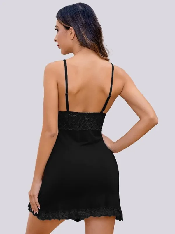 Black_Stylish_Nylon_Baby_Dolls_For_Women