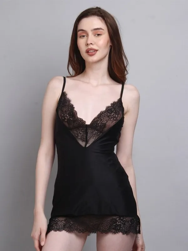 Black_Stylish_Nylon_Baby_Dolls_For_Women