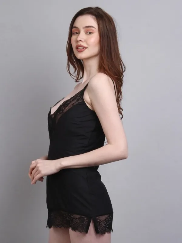 Black_Stylish_Nylon_Baby_Dolls_For_Women