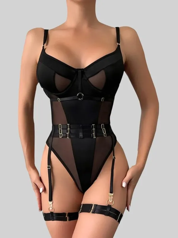 Black_Stylish_Net_Teddy_For_Women