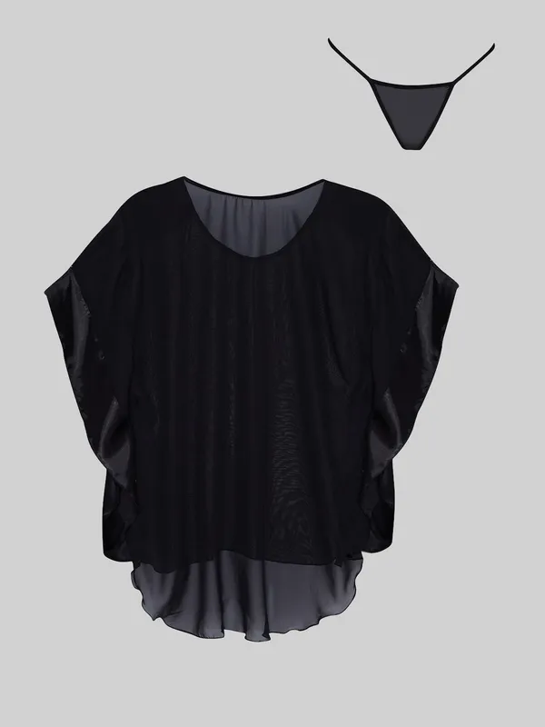 Black_Stylish_Nylon_Baby_Dolls_For_Women