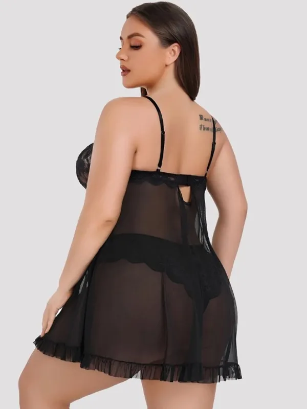 Black_Stylish_Net_Baby_Dolls_For_Women