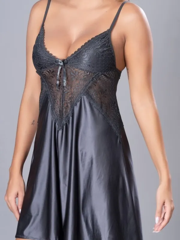 Grey_Stylish_Nylon_Baby_Dolls_For_Women