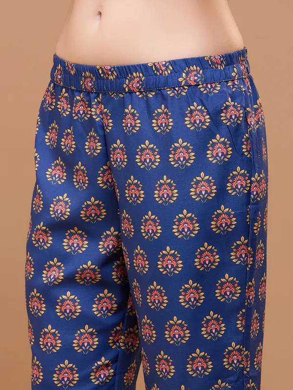 Navy_Blue_Cotton_Floral_Printed_Straight_Kurta_Set_With_Dupatta_For_Women