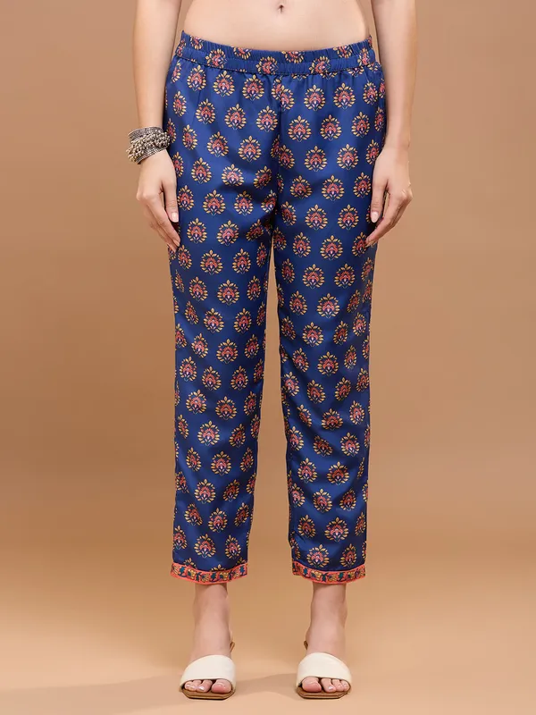 Navy_Blue_Cotton_Floral_Printed_Straight_Kurta_Set_With_Dupatta_For_Women