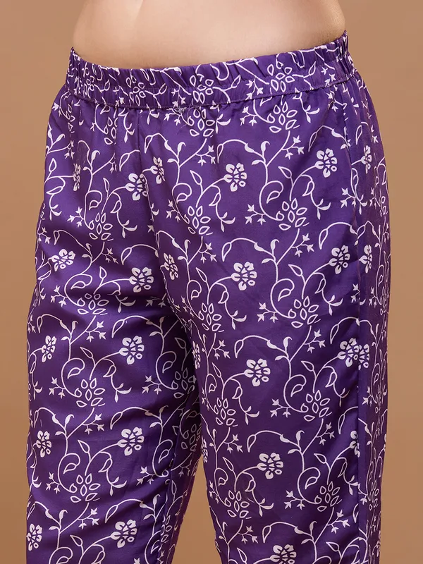 Purple_Cotton_Ethnic_Printed_Anarkali_Kurta_With_Trousers_&_Dupatta_For_Women